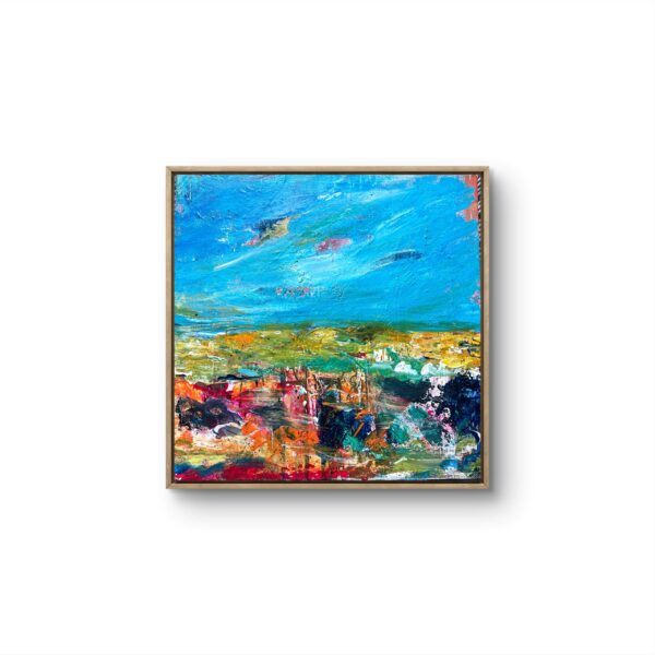 Wilderness Land - Mixed Media 30cm x 30cmx 4cm ( Unframed) - Image 2