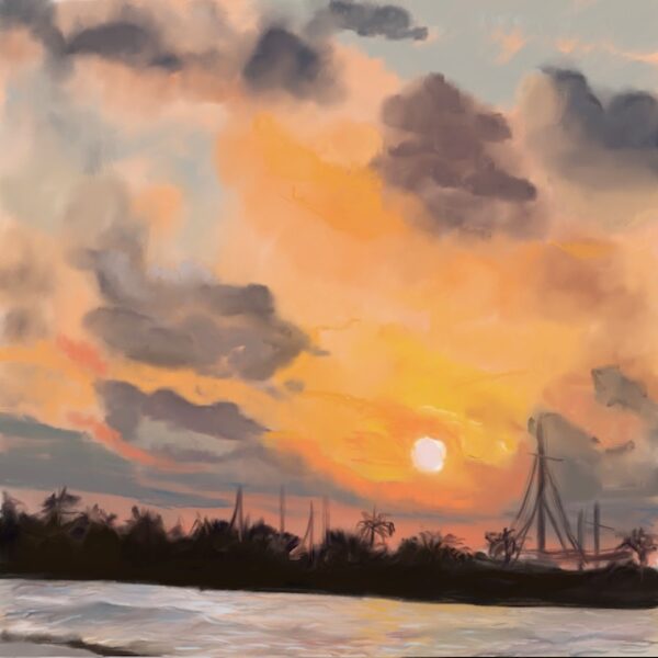 A new day begins in color    (Limited Edition  26cm x 30 cm)
