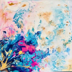 Serenity over the Summit        30cm x 30 cm x 4cm