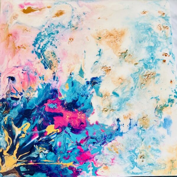 Serenity over the Summit        30cm x 30 cm x 4cm