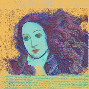 Abstract - Birth of Venus          (Limited Edition  26cm x 30 cm)