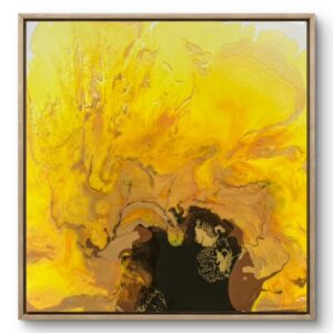 Sunflower Surge ( Unframed 20cm x 20cm x 4cm)