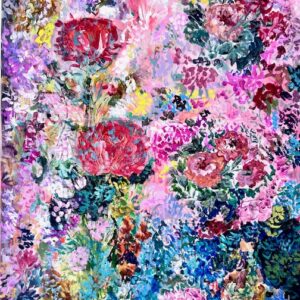 Bloom In Melody ( Unframed -40cm x 50 cm x 4cm )