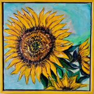 Golden Harmony ( Framed 20cmx 20cm)