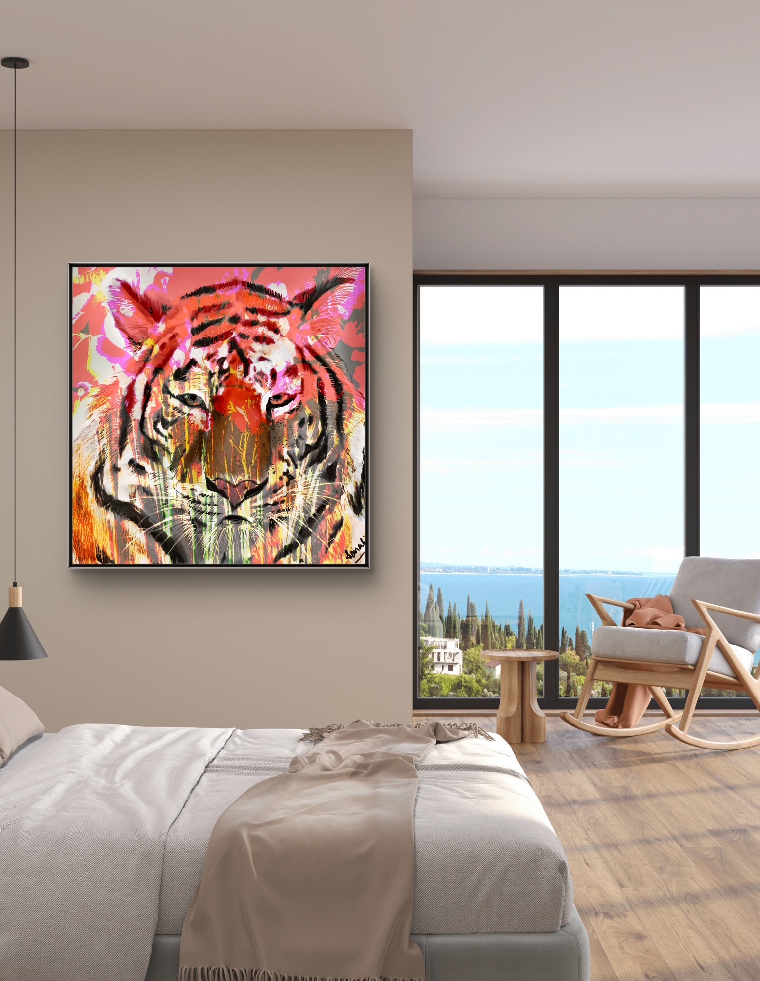 Fierce Elegance Print available 30cm x 30 cm - Image 2